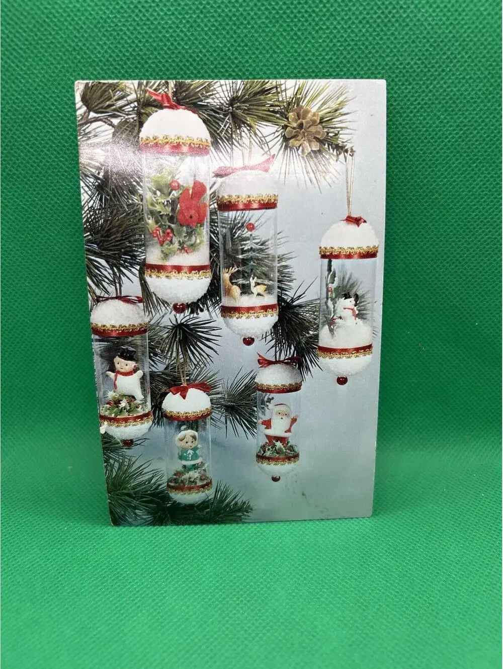 Vintage Christmas  Scenes postcard =box5 -box5